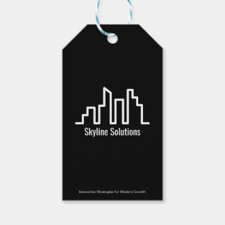 Dark Elegant Holiday Branded Gift Tags