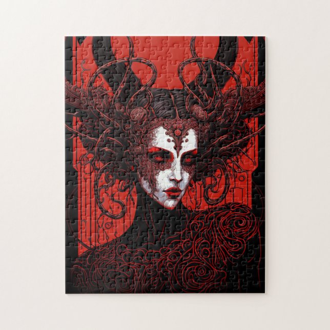 Dark Elf Fantasy Art Jigsaw Puzzle (Vertical)