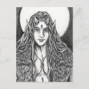 Dark Elf Postcard