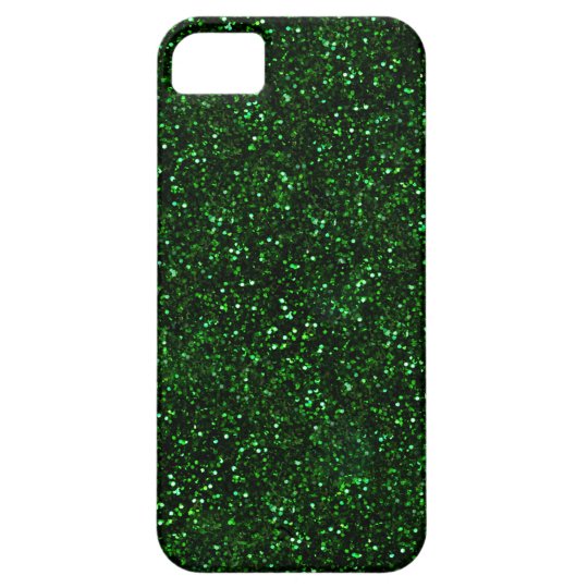 Dark Emerald Green Glitter CaseMate iPhone Case Zazzle.co.uk