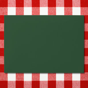 Dark Emerald Green Solid Colour Envelope