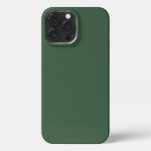 Dark Emerald Green Solid Colour iPhone 13 Pro Max Case