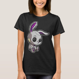 Dark Emo Goth Gothic Rabbit Bunny Doll T-Shirt