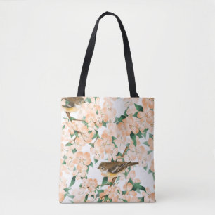 Dark Enchanted Flowers: Vintage Magic Tote Bag