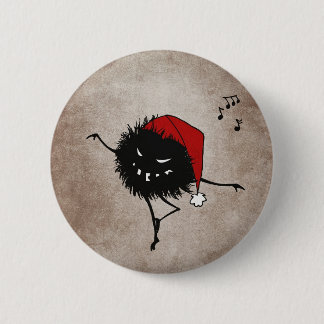 Dark Evil Christmas Bug 6 Cm Round Badge
