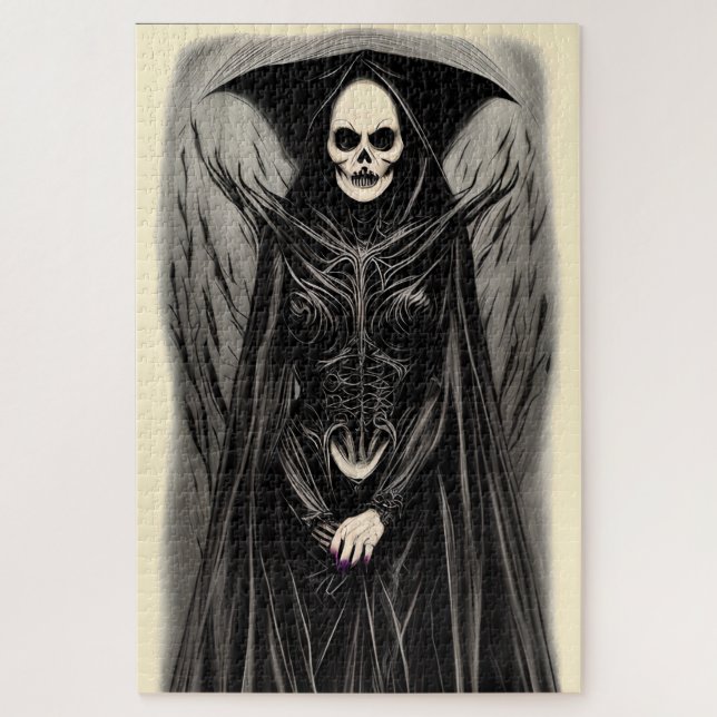 Dark Evil Witch Queen Jigsaw Puzzle (Vertical)
