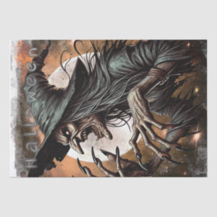 Dark Evil Witch Tissue Paper