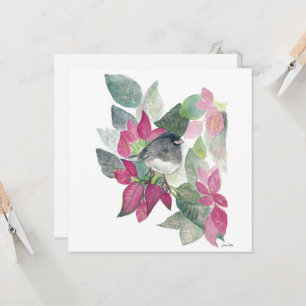 Dark Eyed Junco Bird Card