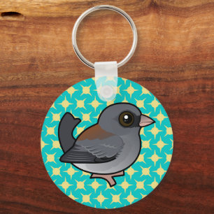 Dark-eyed Junco (grey-headed) Key Ring
