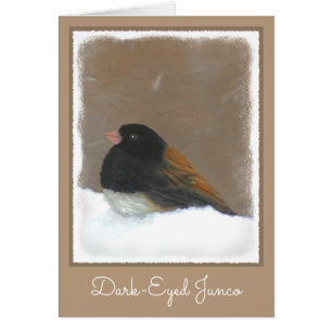 Dark-Eyed Junco Painting - Original Bird Art