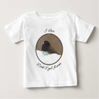 Dark-Eyed Junco Painting - Original Bird Art Baby