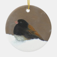 Dark-Eyed Junco Painting - Original Bird Art