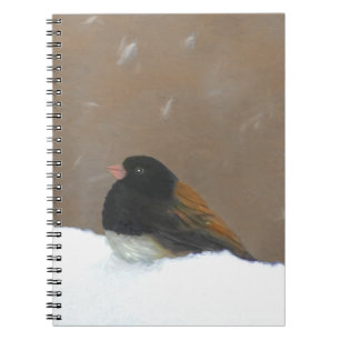 Dark-Eyed Junco Painting - Original Bird Art Notebook