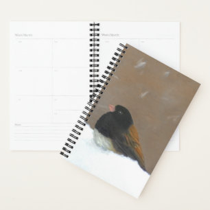 Dark-Eyed Junco Painting - Original Bird Art Planner