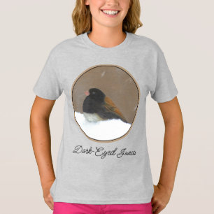 Dark-Eyed Junco Painting - Original Bird Art T-Shi T-Shirt