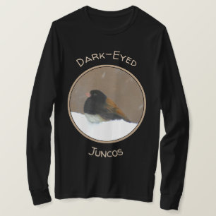 Dark-Eyed Junco Painting - Original Bird Art T-Shirt