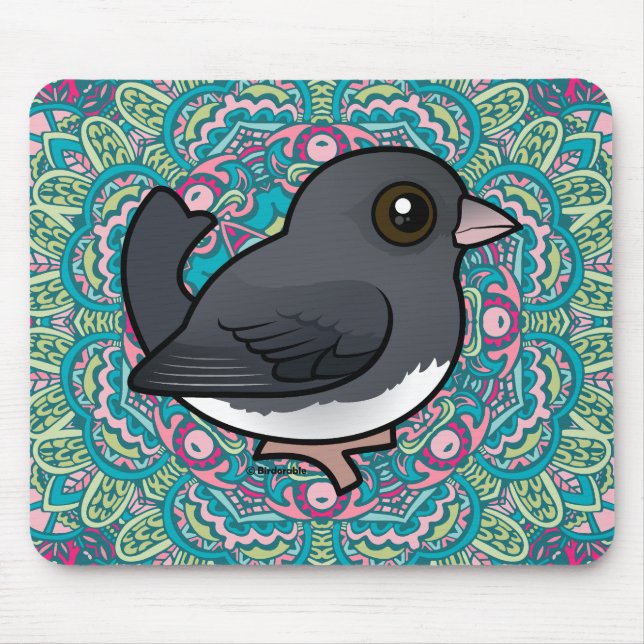 Dark-eyed Junco (slate-coloured) Mouse Mat (Front)