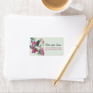 Dark Eyed Junco Watercolor Return Address Label
