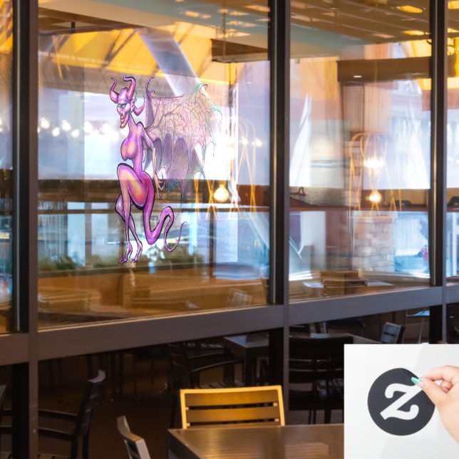 Dark Fae Window Cling (Restaurant Window)