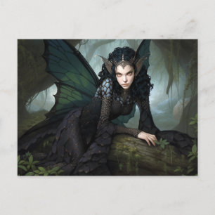 Dark Fairy Fantasy Art Postcard