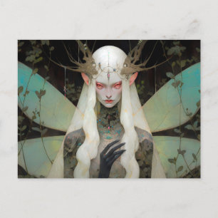 Dark Fairy Fantasy Art Postcard