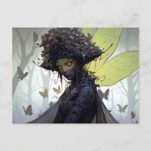 Dark Fairy Fantasy Art Postcard