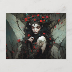 Dark Fairy Fantasy Art Postcard