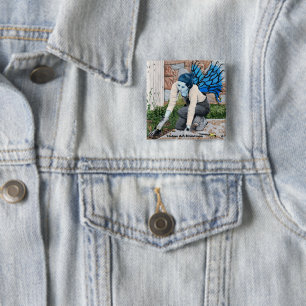 Dark Fairy Garden Gardener Fantasy Art Button