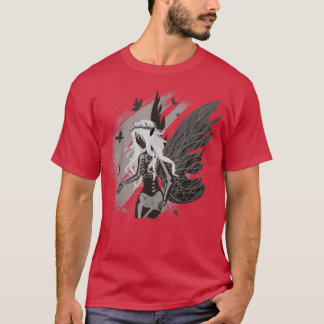 Dark Fairy Skeleton Fairycore Faecore Fairywave Go T-Shirt
