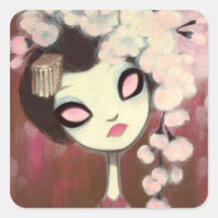 Dark Fairy Tale Character 13 Square Sticker