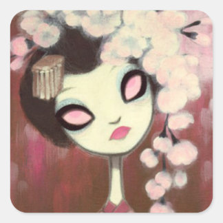 Dark Fairy Tale Character 13 Square Sticker