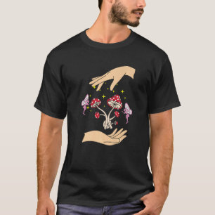 Dark Fairycore Aesthetic Fairy Core Grunge Mushroo T-Shirt