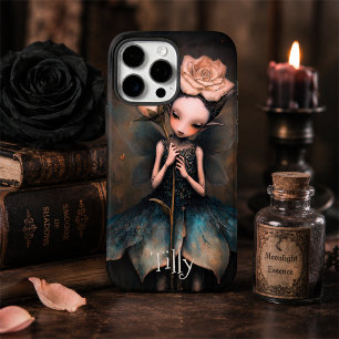 Dark Fairycore Rose Personalised Fantasy Art iPhone 16 Pro Max Case