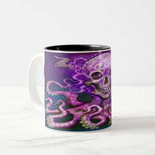 Dark Fantasy Art Two-Tone Coffee Mug