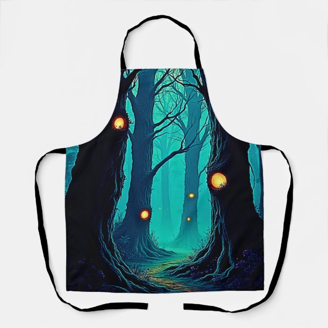 Dark Fantasy Forest Mystery Apron (Front)