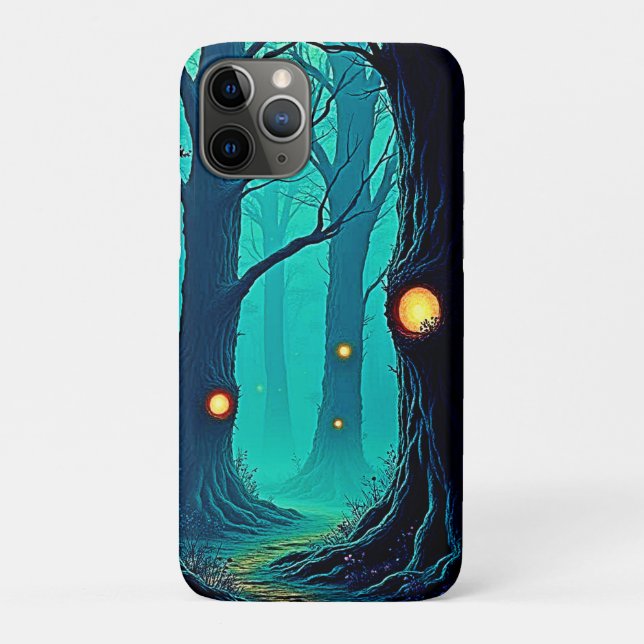 Dark Fantasy Forest Mystery Case-Mate iPhone Case (Back)