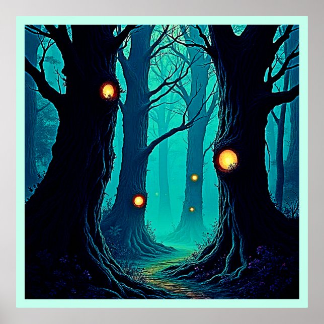 Dark Fantasy Forest Mystery Poster (Front)