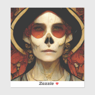 Dark Fantasy Gothic Skull Woman 2