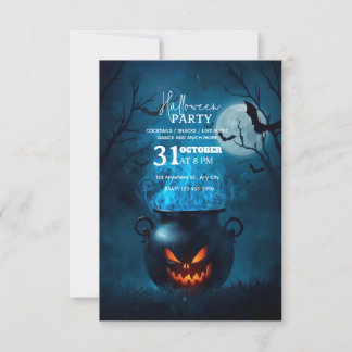 Dark Fantasy Halloween Party Invitation – Editable