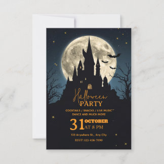 Dark Fantasy Halloween Party Invitation – Editable