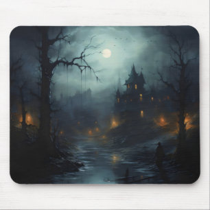 Dark Fantasy Horror Landscape Mouse Mat