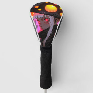 Dark Fantasy Mushroom Elf Anime Girl Golf Head Cover