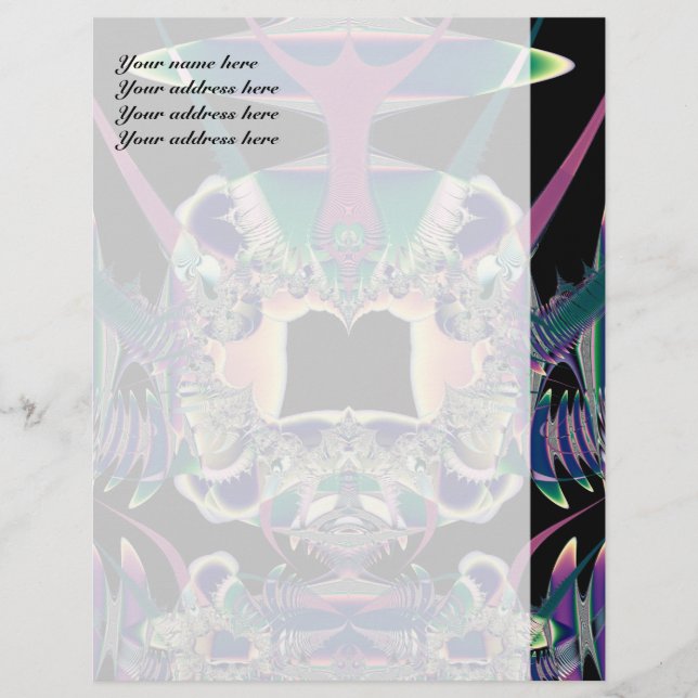 Dark Fantasy Personalized Letterhead (Front)