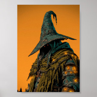 Dark Fantasy Ronin Samurai Poster