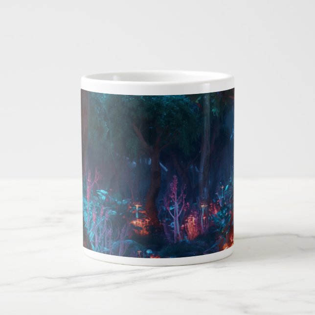 Dark Fantasy Woodland Art Coffee Cup (Front)