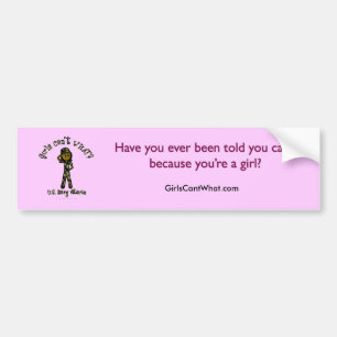 Dark Female Navy Veteran Bumper Sticker