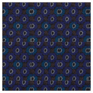 Dark Floral Background Wrapping Paper Blue Fabric