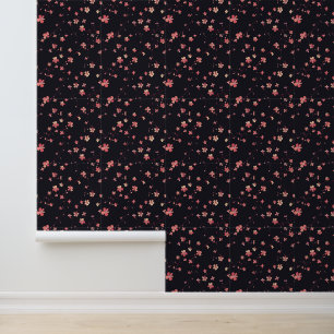 Dark Floral Dream Pattern Wallpaper