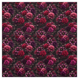 Dark Floral Fabric