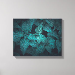 Dark Floral nature Photo Canvas Print